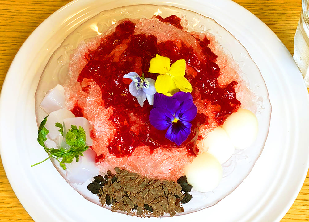 オリジナルかき氷が作れる！『nomuno』でかき氷食べ放題開催中です！いちごバージョン