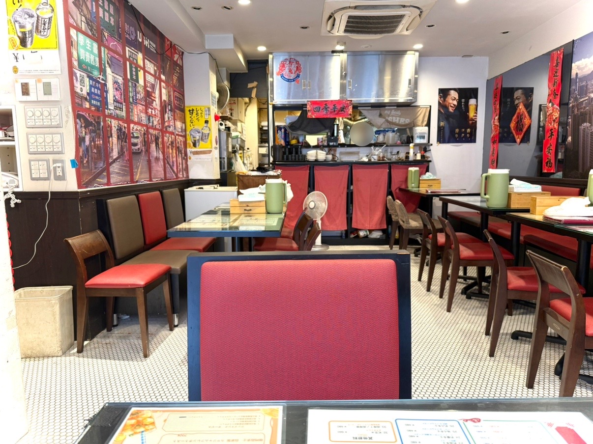 香港贊記茶餐廰店内写真です