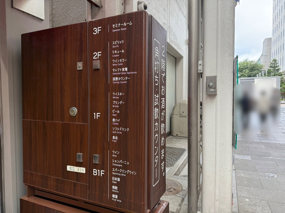 お酒屋の構造です
