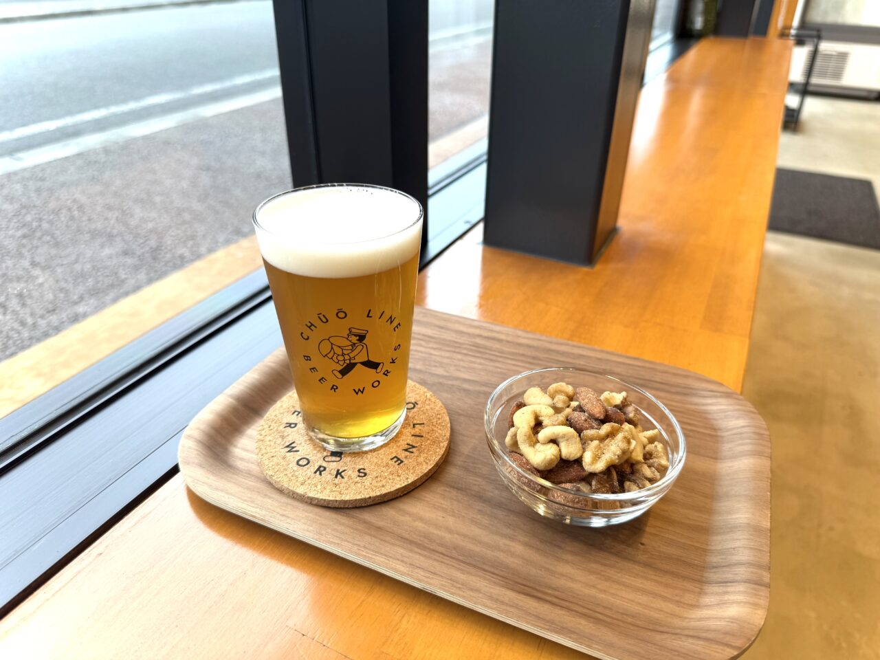 中央線ビアワークスで飲めるビールとおつまみです