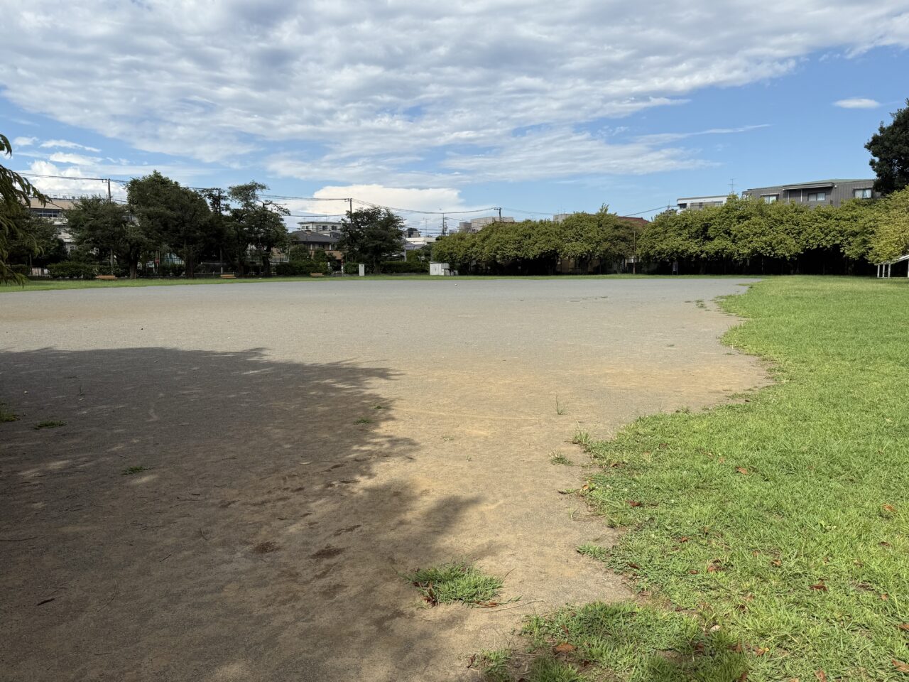 第2しろがね公園のグラウンドです