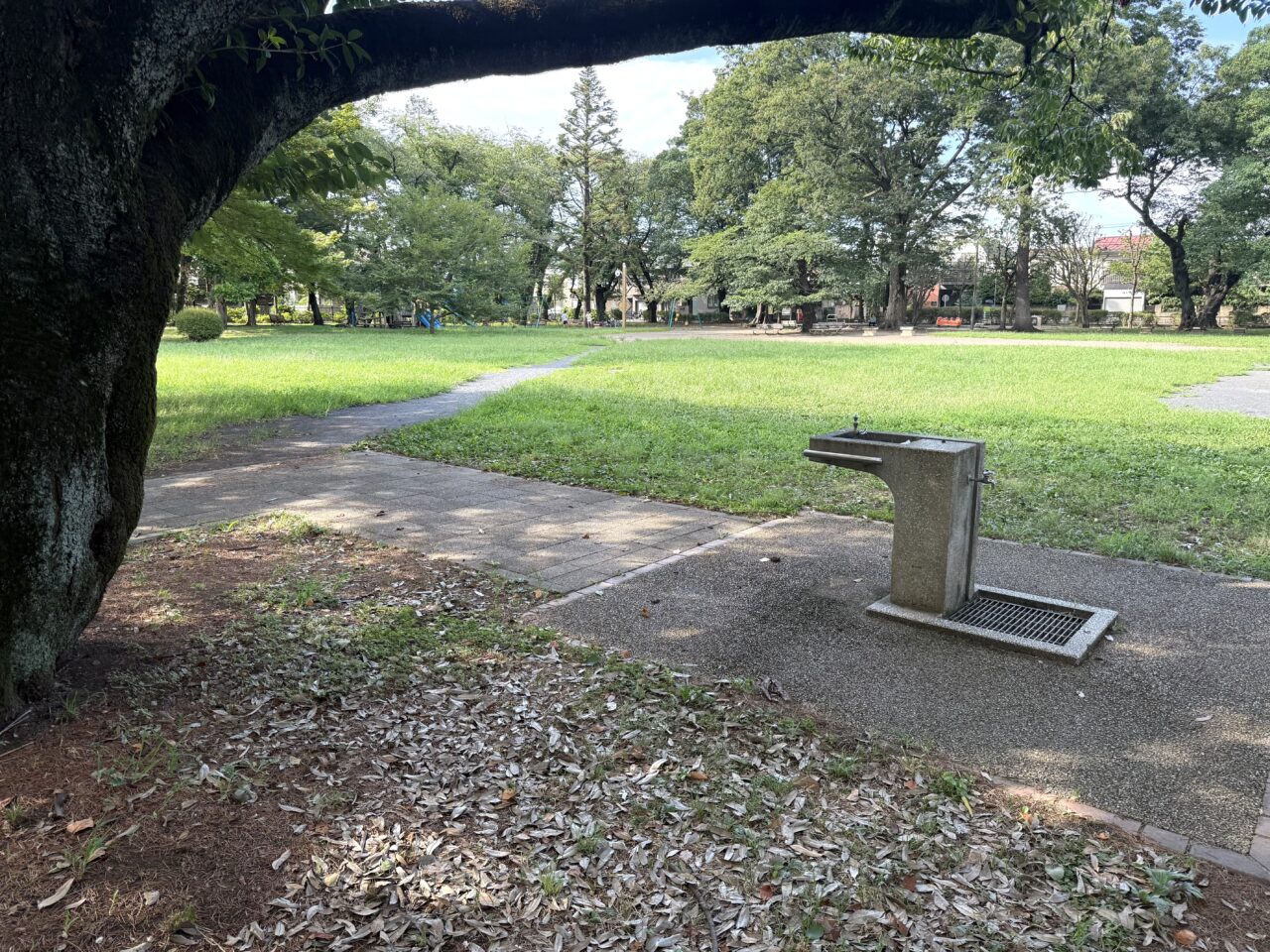 西久保公園の水場です