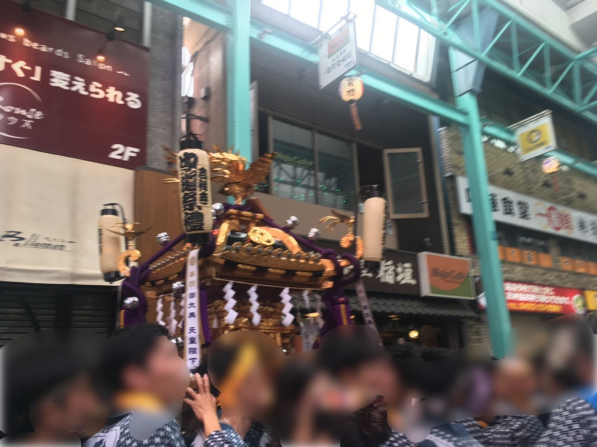 2019年の吉祥寺秋まつりの神輿です