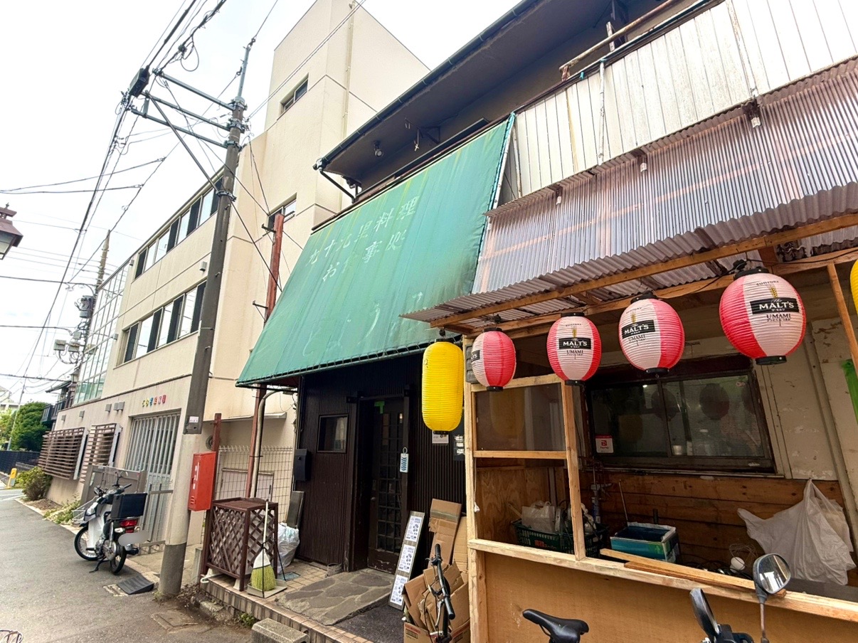 たこ松の店頭
