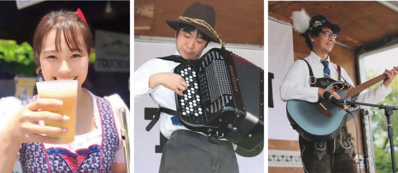 お店のミュンヘンで行われる「幸せビアフェス音楽隊」演奏会