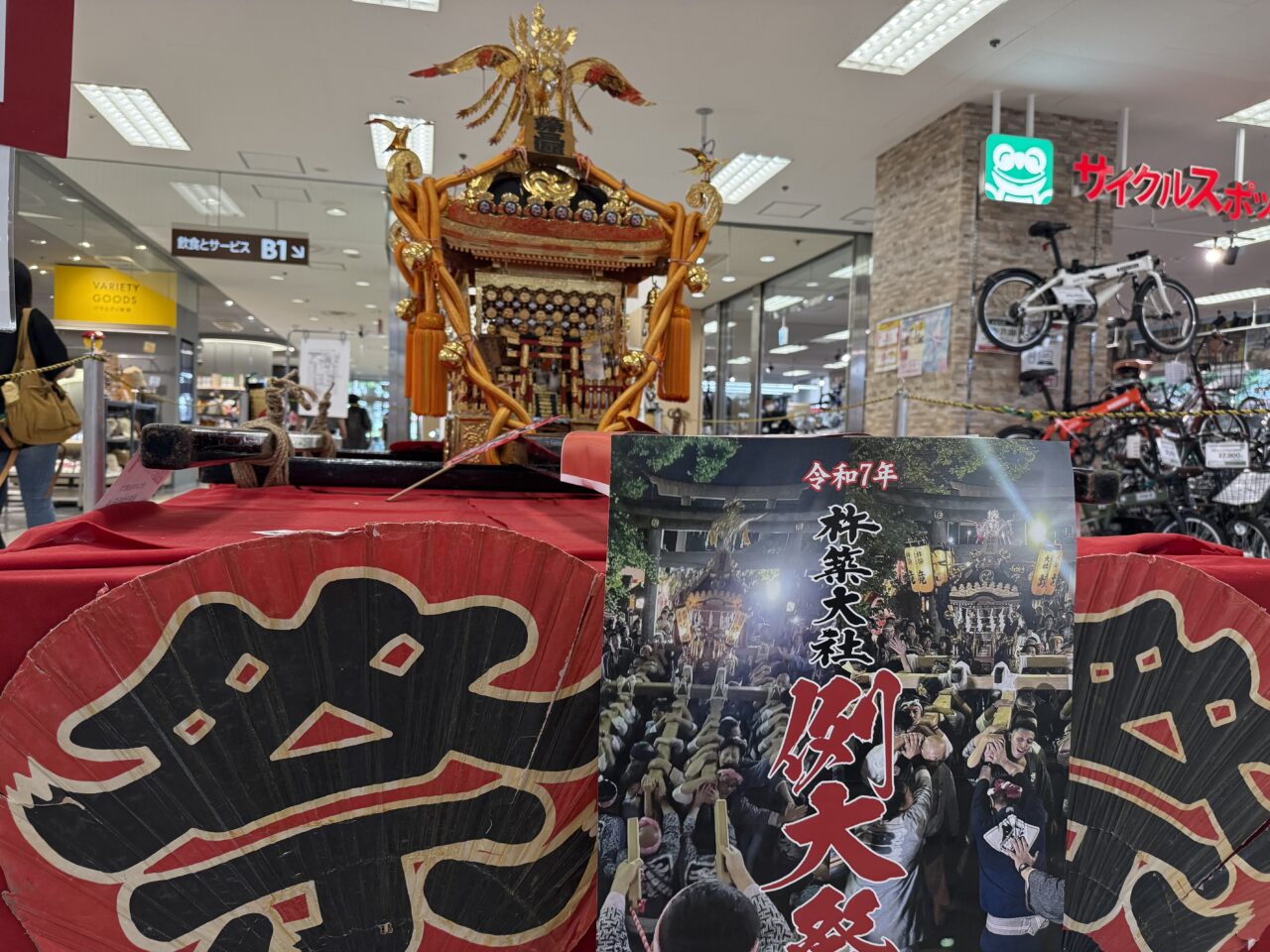 杵築大社のこども神輿の外観