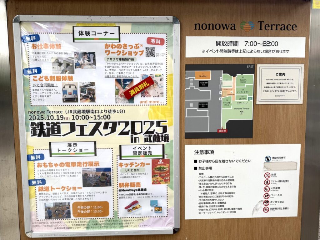 鉄道フェスタ2025in武蔵境のポスターです