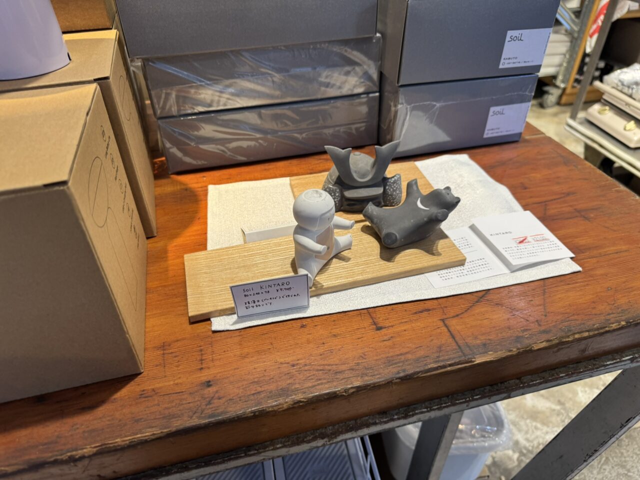 季節の置物も販売されている