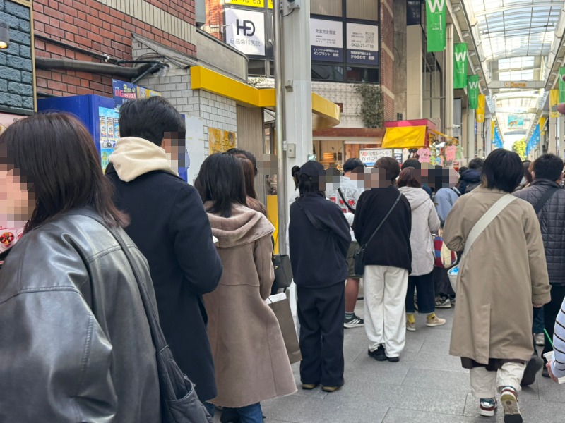オープン日には行列ができている