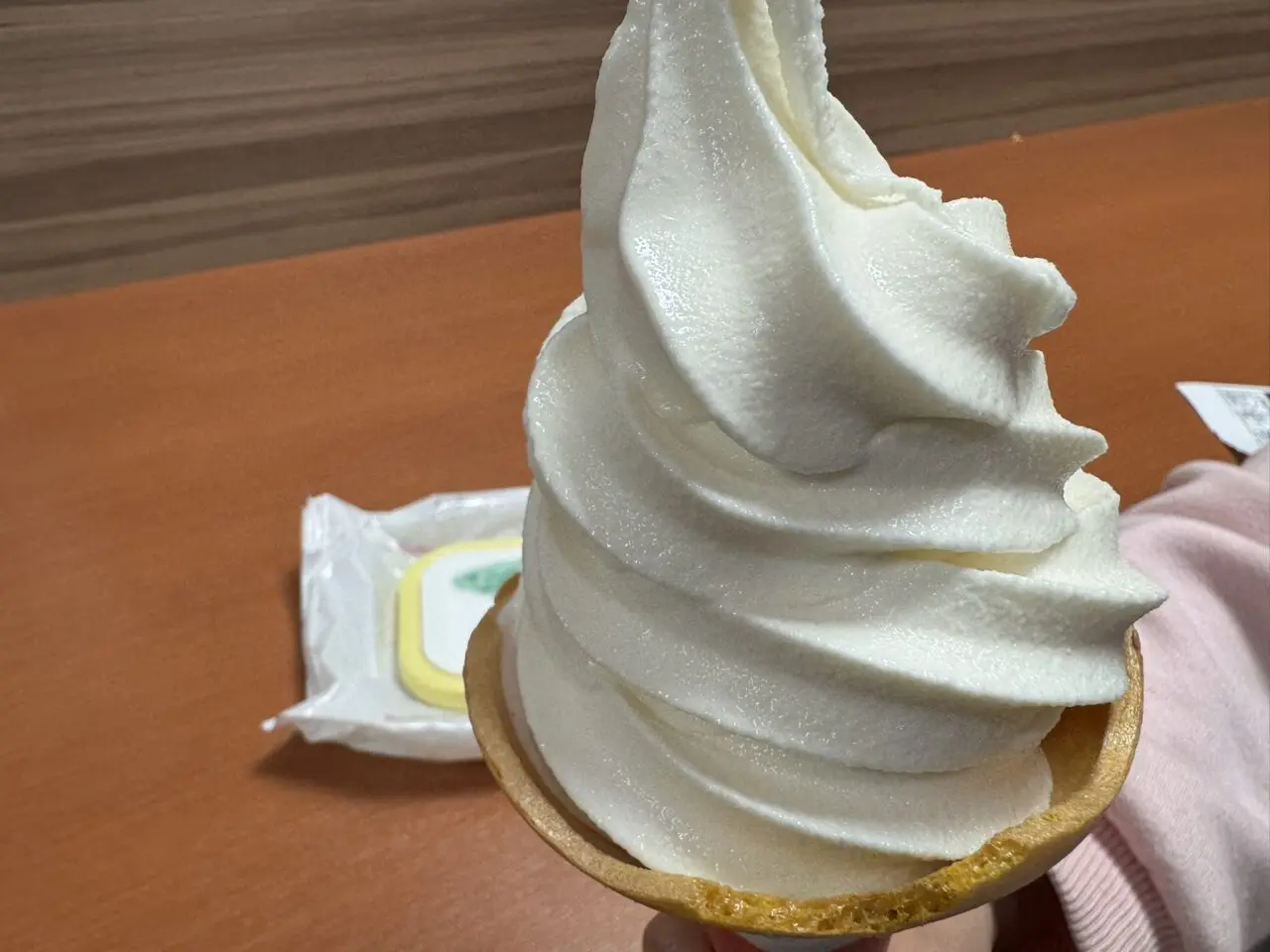 さっぱりとした美味しさのソフトクリーム