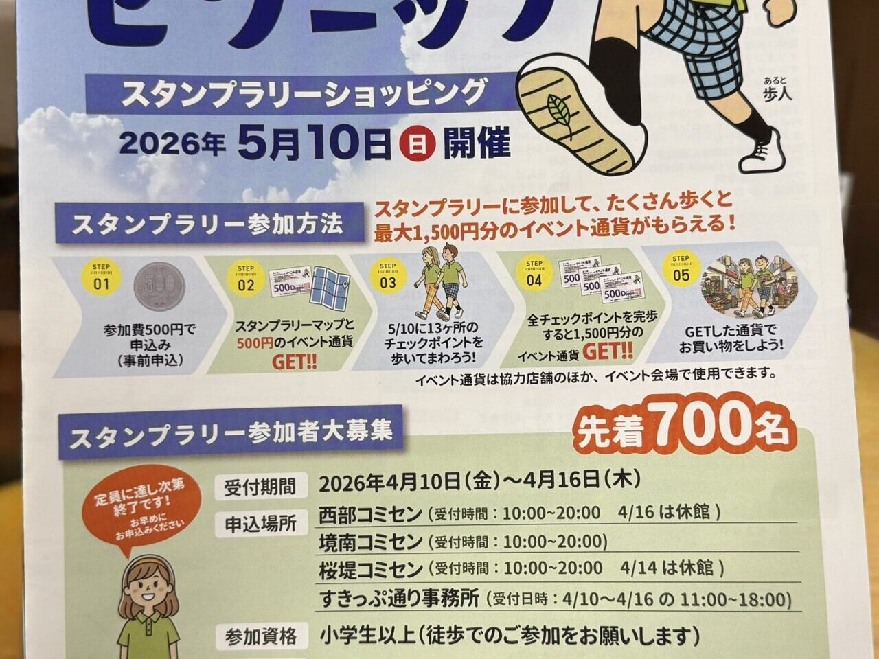 武蔵境ピクニックのちらし